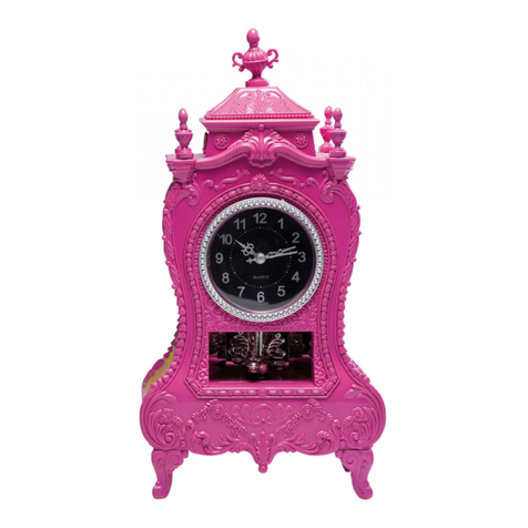 KARE design Table Clock Versailles Chrome Manuel utilisateur