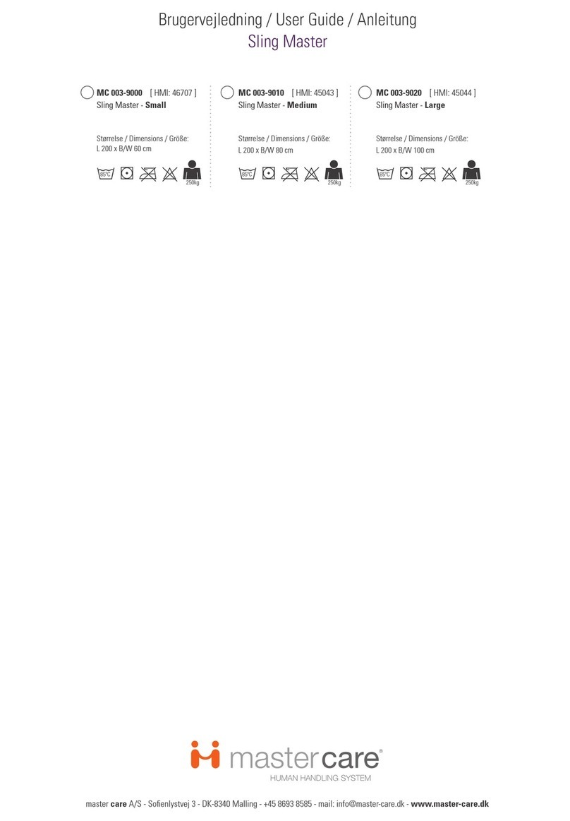 Mastercare Sling Master Manuel utilisateur