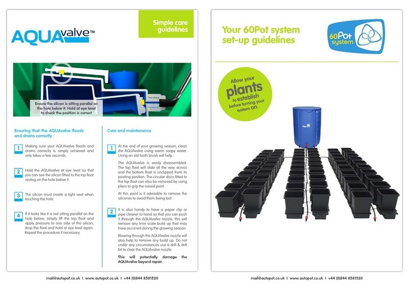 Autopot 60Pot System Mode d’emploi