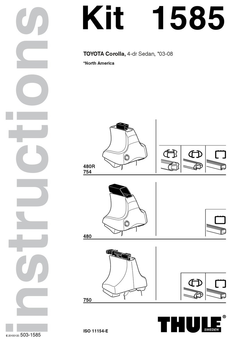 Thule 1585 Manuel utilisateur Thule 1585 Manuel utilisateur