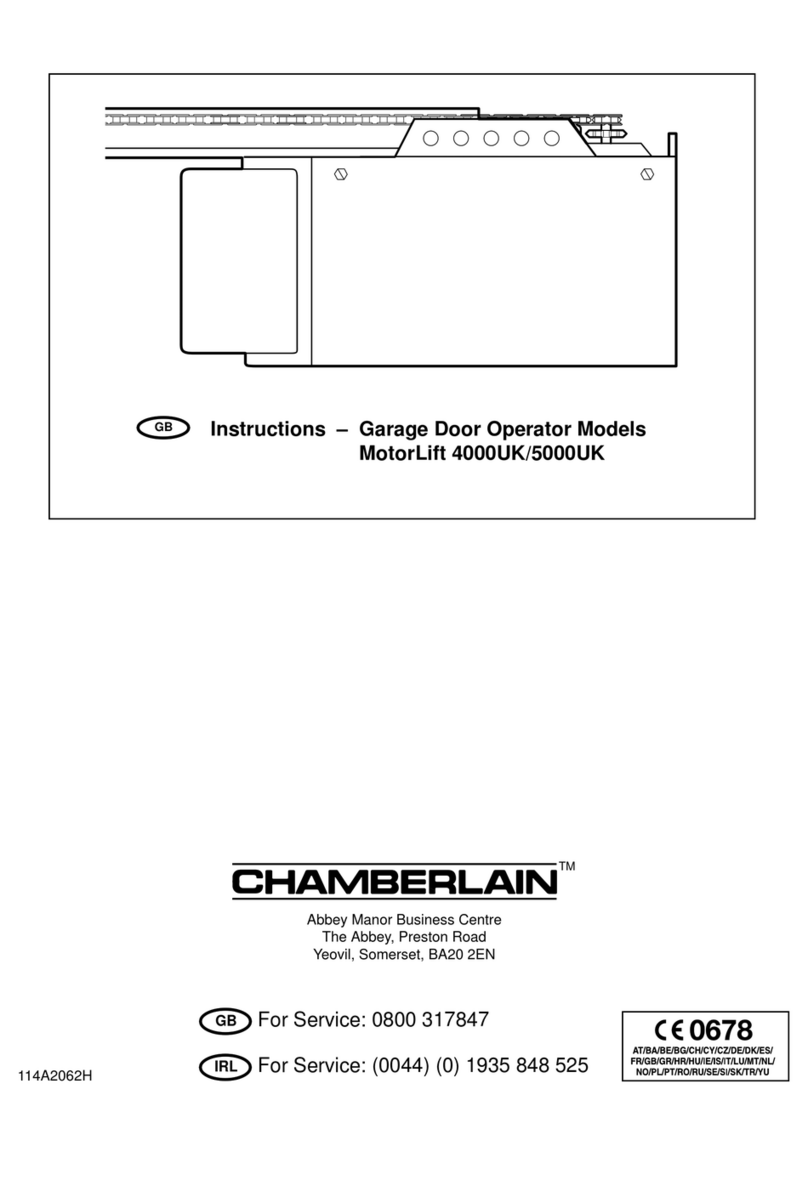 Chamberlain 4000UK Manuel utilisateur