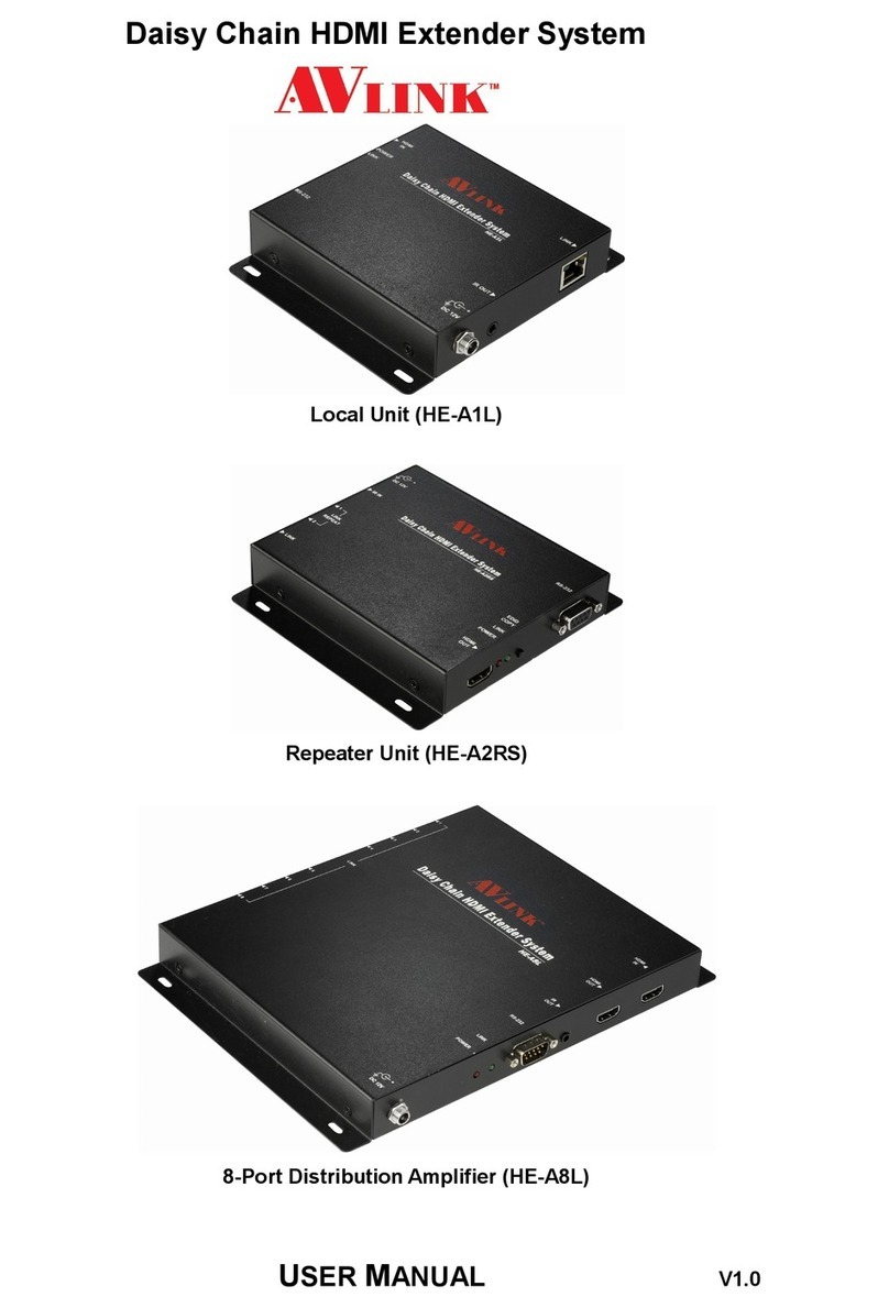 AVLink HE-A1L Manuel utilisateur