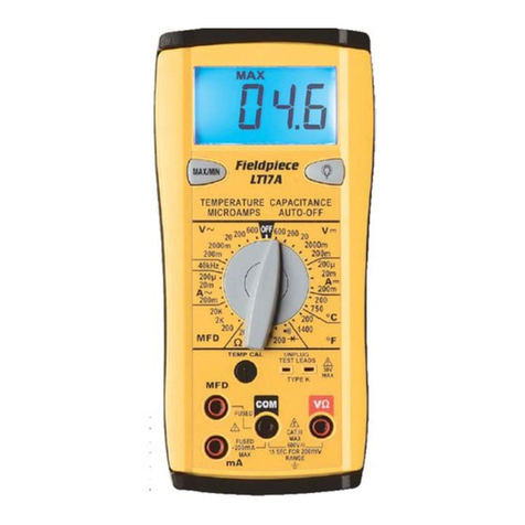 Fieldpiece LT17A Manuel utilisateur