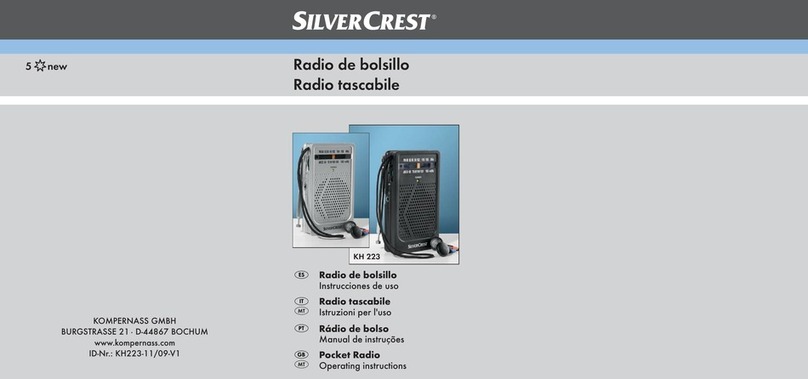Silvercrest KH 223 Manuel utilisateur