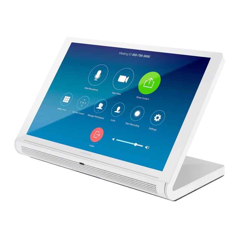 Crestron TS-770 Manuel utilisateur