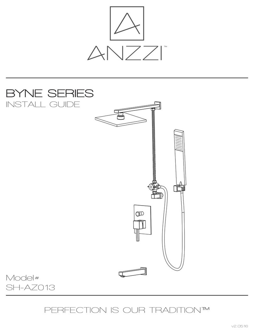 Anzzi BYNE Series Manuel utilisateur