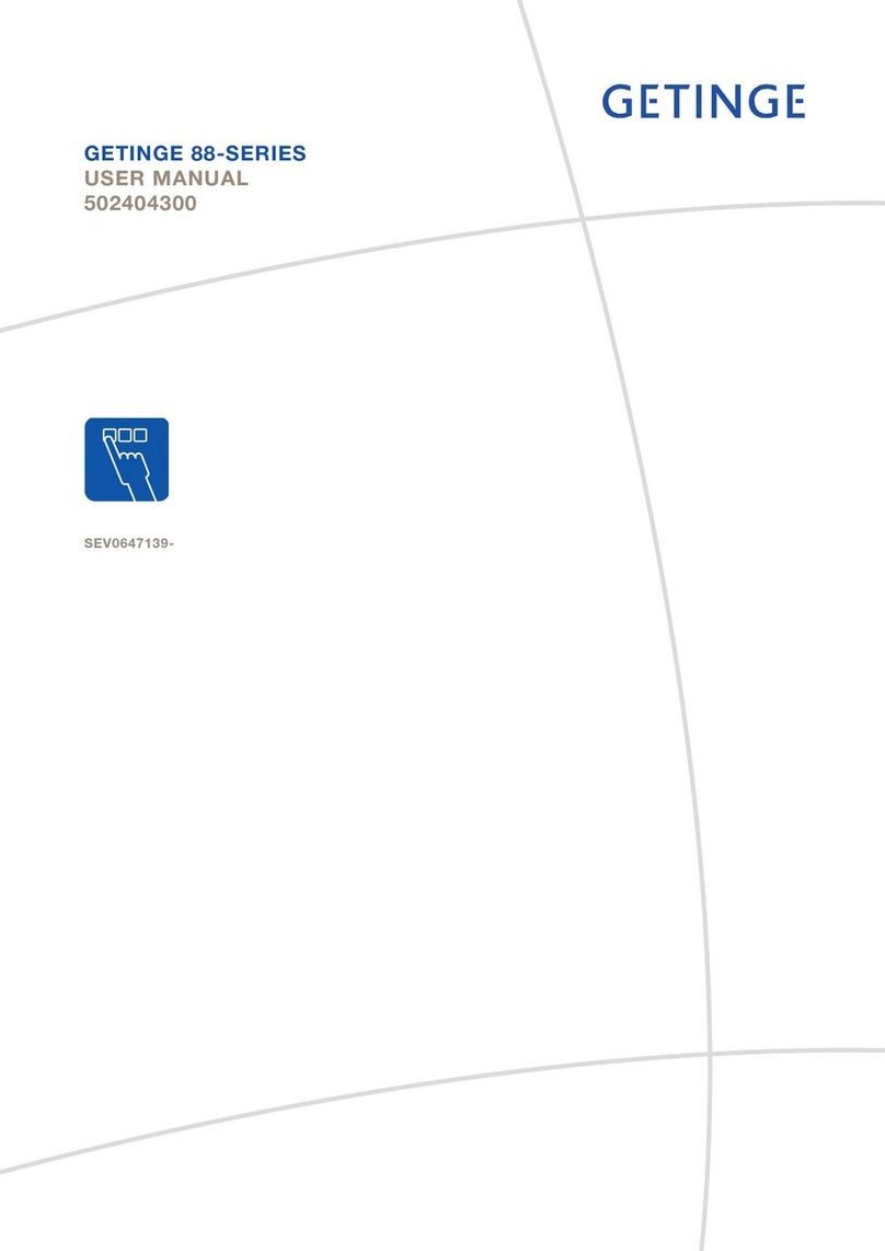 Getinge 88-SERIES Manuel utilisateur