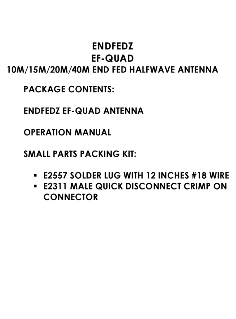 VIBROPLEX ENDFEDZ EF-QUAD Manuel utilisateur