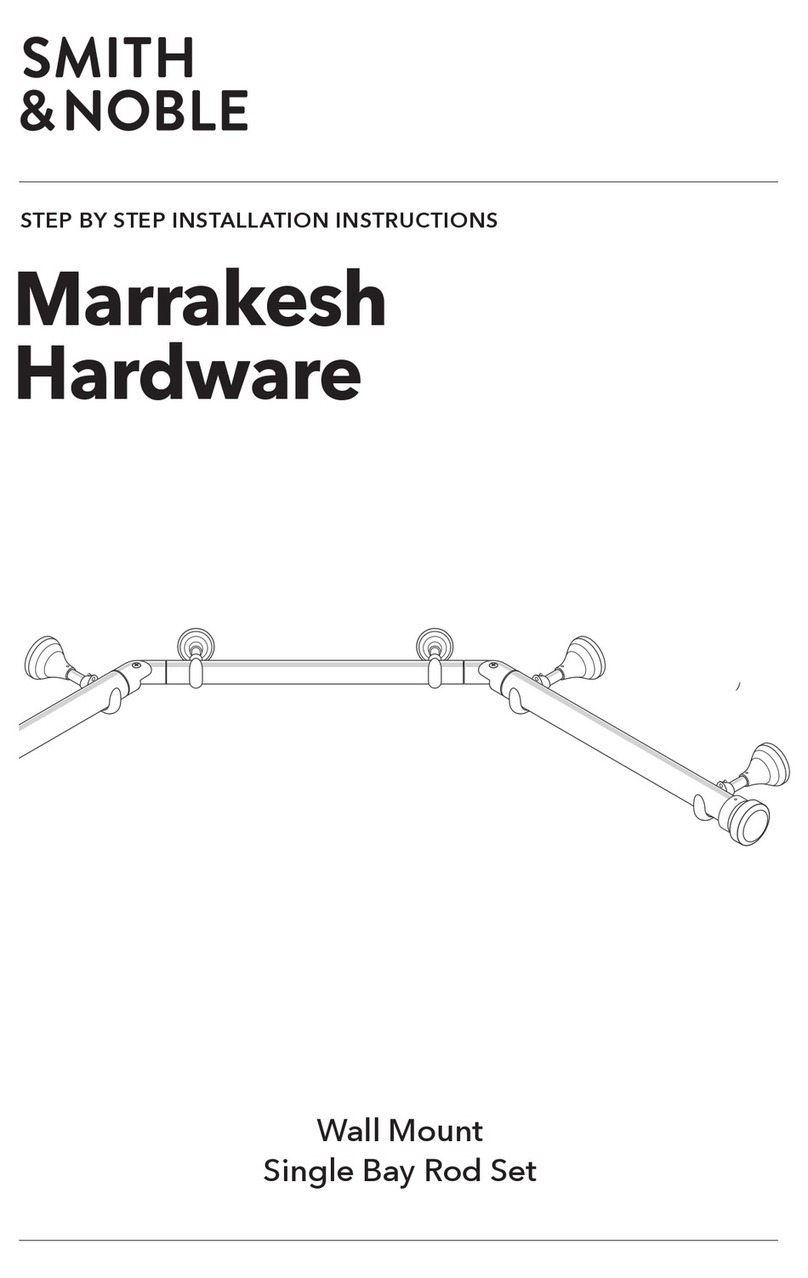 Smith & Noble Marrakesh Hardware Manuel utilisateur