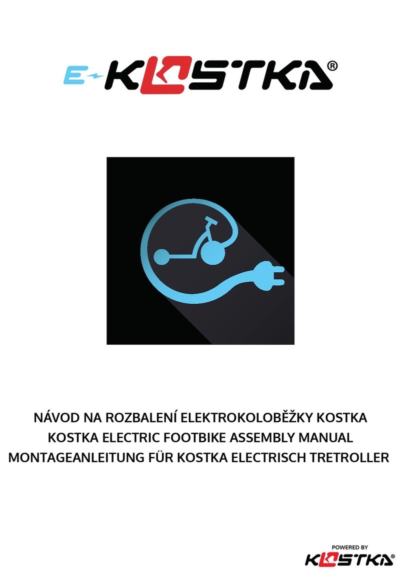 KOSTKA e-REBEL MAX FOLD Manuel utilisateur