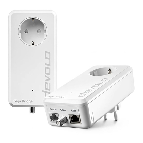 Devolo Giga Bridge Manuel utilisateur