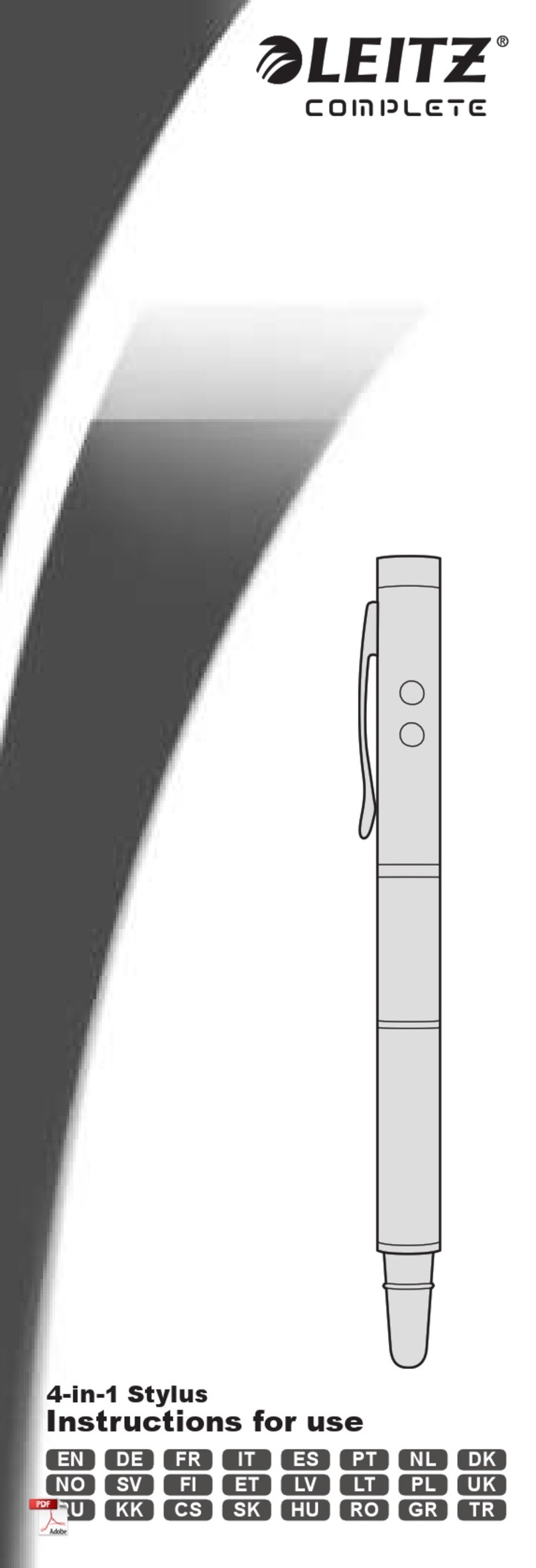 Esselte LEITZ Manuel utilisateur Esselte LEITZ Manuel utilisateur