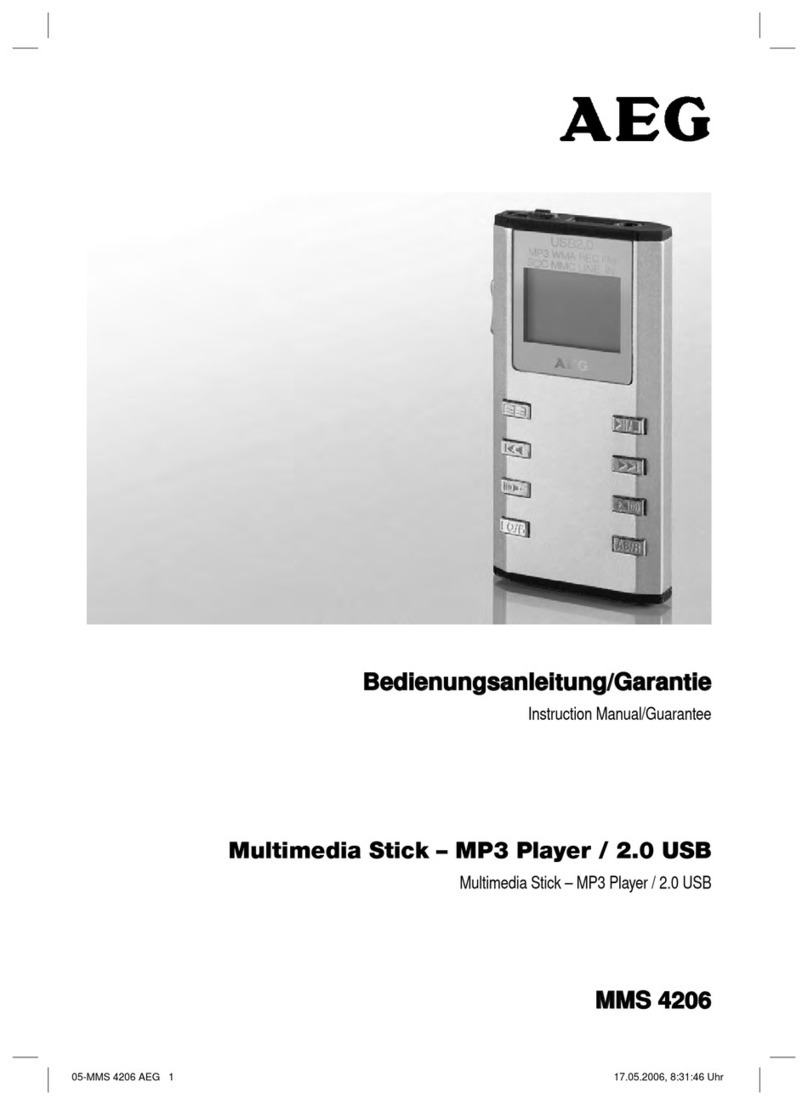 AEG MMS 4206 Caractéristiques techniques