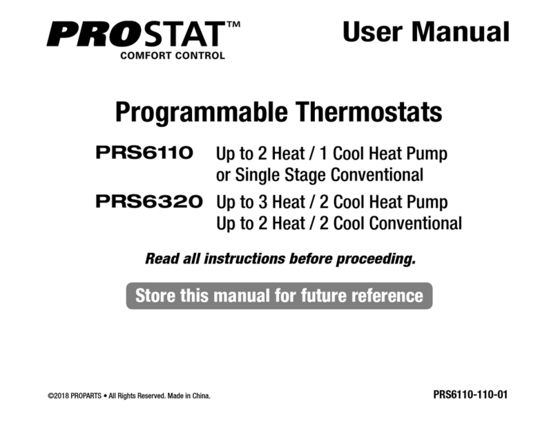 Prostat PRS6110 Manuel utilisateur