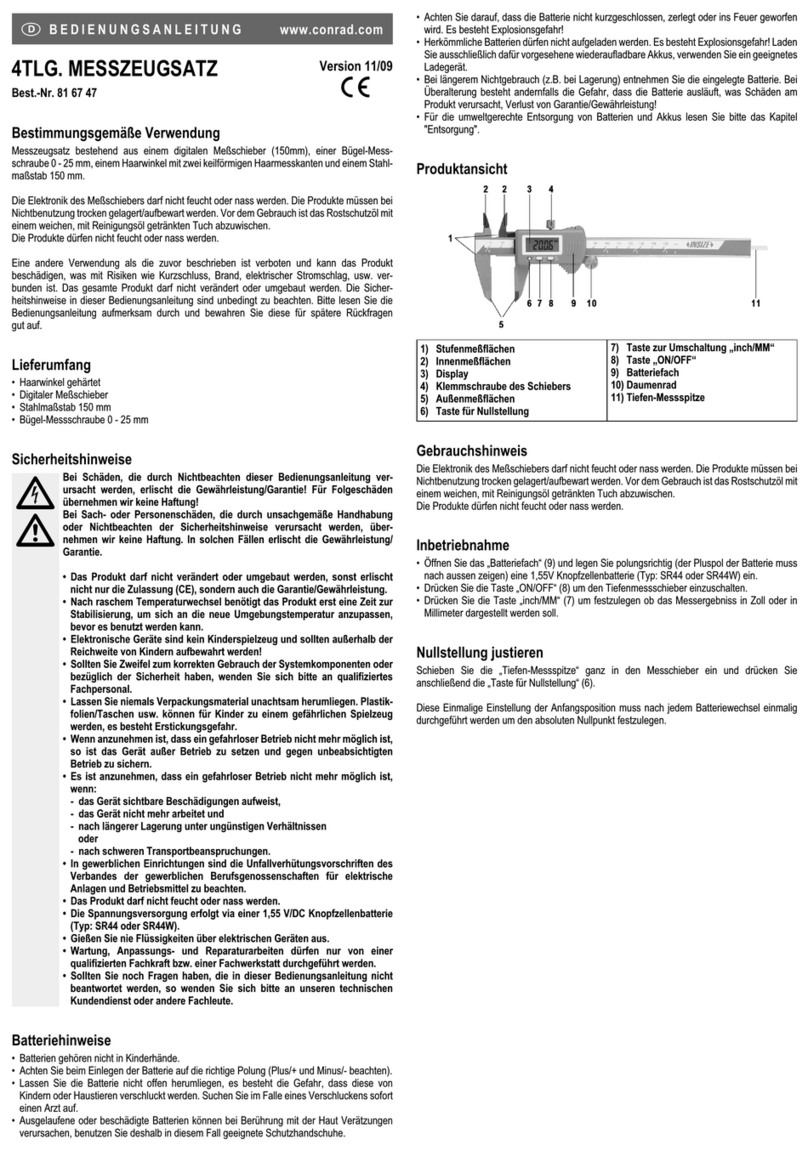 Conrad 81 67 47 Manuel utilisateur