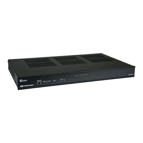 Crestron 3 Series Manuel utilisateur Crestron 3 Series Manuel utilisateur