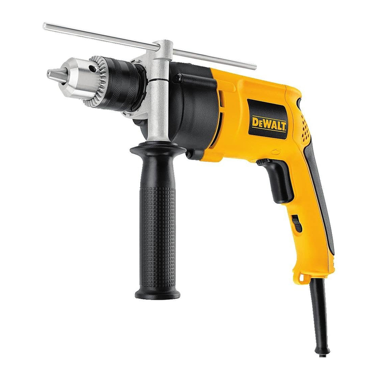 DeWalt DW511 Manuel utilisateur