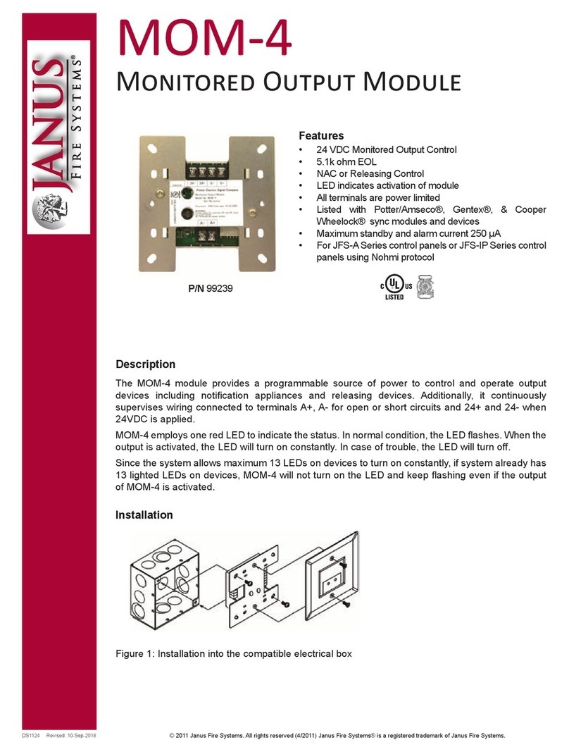 Janus MOM-4 Manuel utilisateur