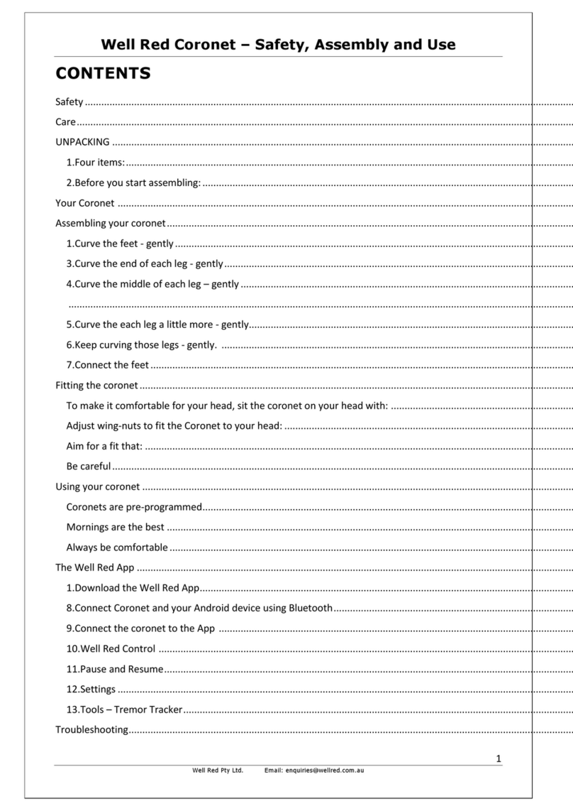 Well Red Coronet Guide de configuration rapide