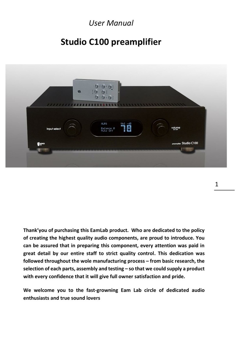 eamlab Studio C100 Manuel utilisateur