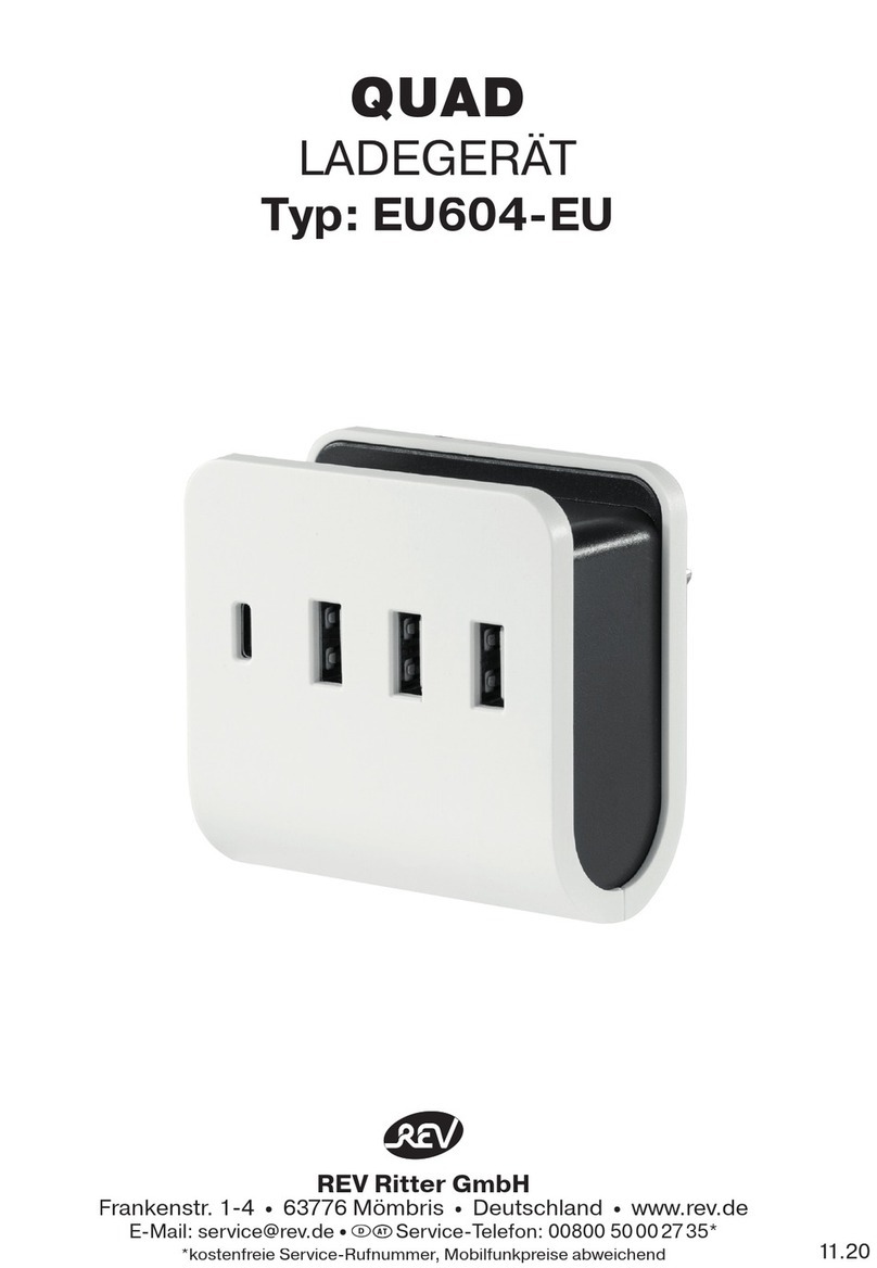 REV Ritter QUAD Manuel utilisateur REV Ritter QUAD Manuel utilisateur