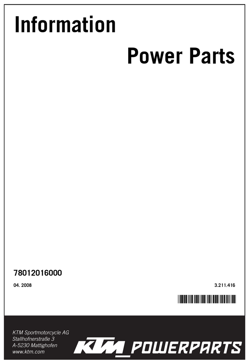 KTM 78012016000 Manuel du propriétaire