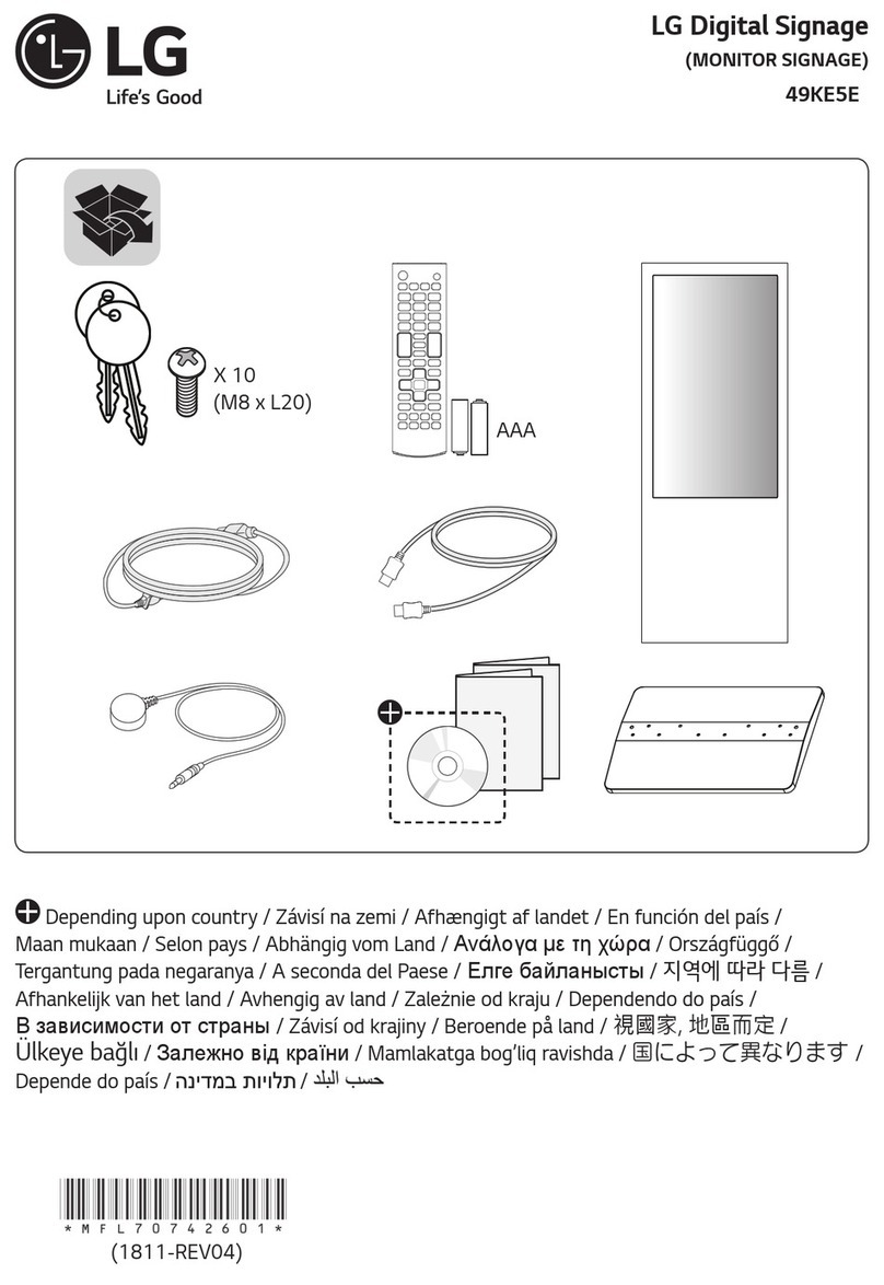 LG 49KE5E Manuel utilisateur