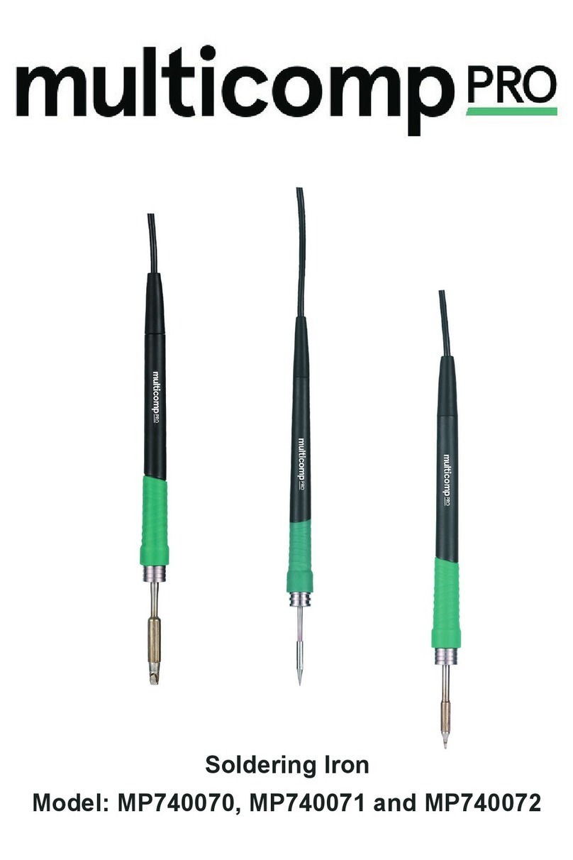 multicomp pro MP740070 Manuel utilisateur