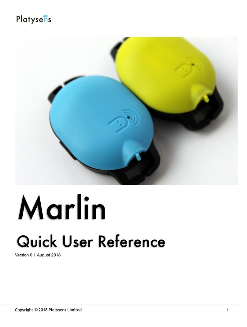 Platysens Marlin Manuel utilisateur