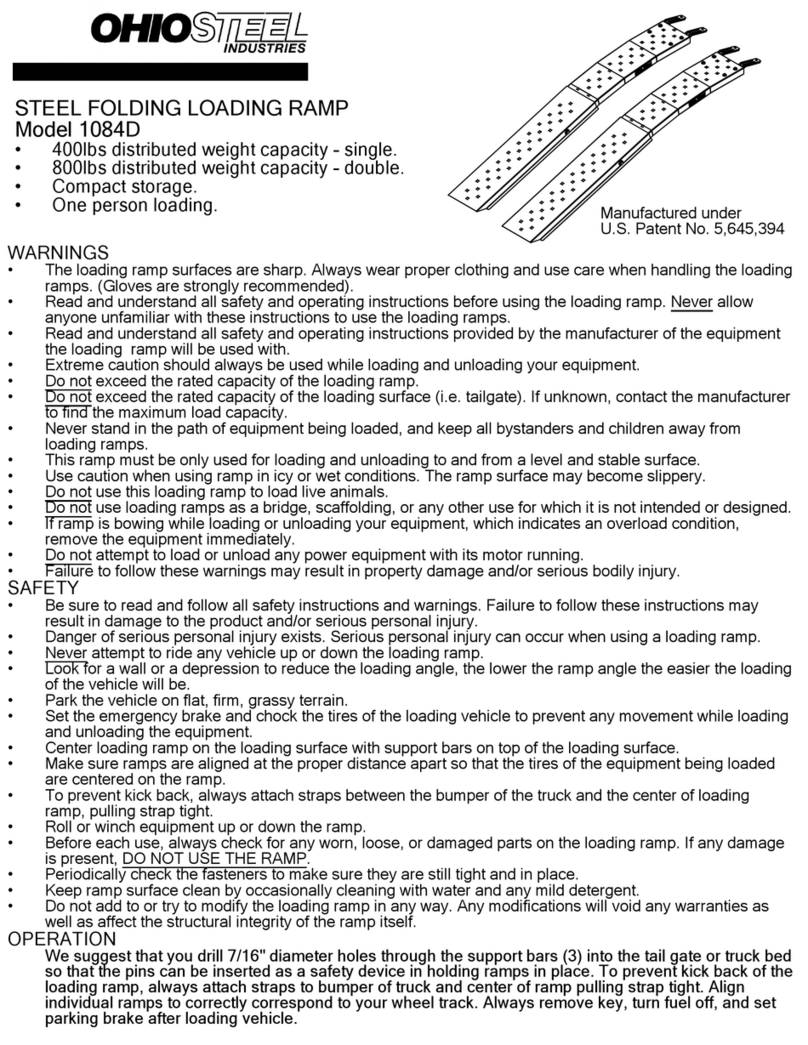 Ohio Steel 1084D Manuel utilisateur