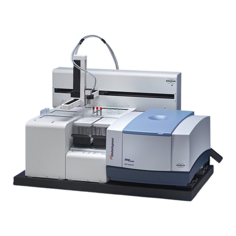 Bruker minispec Manuel utilisateur