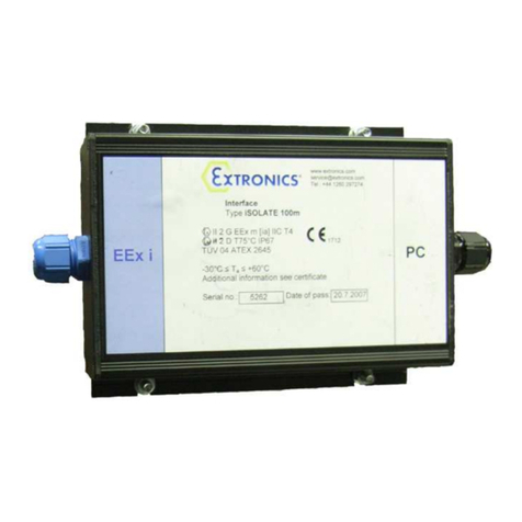 extronics ISOLATE 100: ISOLATE 100M Manuel utilisateur
