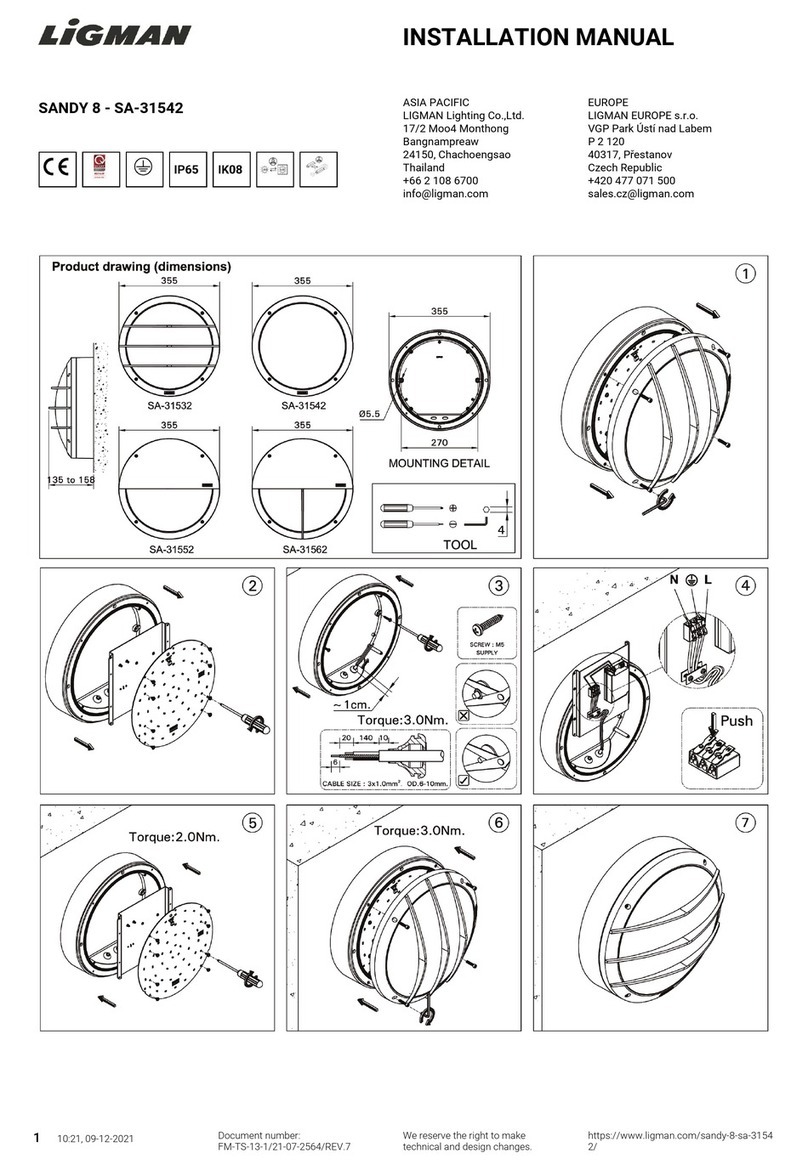 LIGMAN SANDY 8 Manuel utilisateur