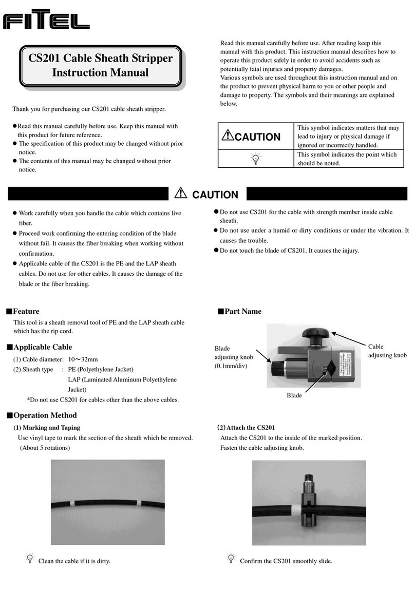 Fitel CS201 Manuel utilisateur