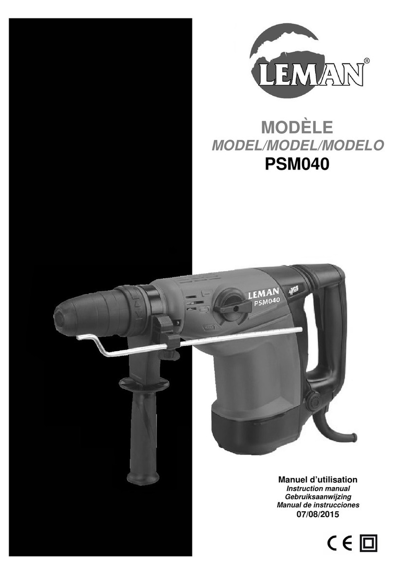 LEMAN PSM040 Manuel utilisateur LEMAN PSM040 Manuel utilisateur