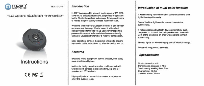 Imperii Electronics multi-point Manuel utilisateur