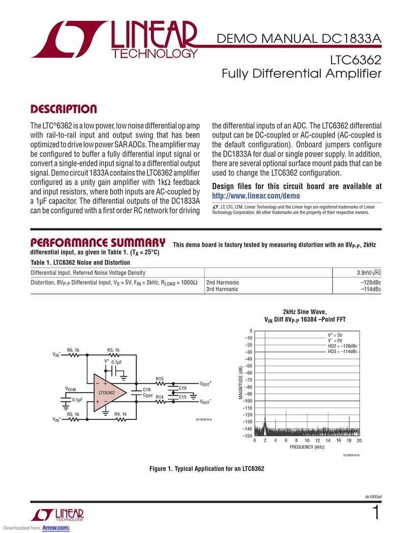 Linear Technology DC1833A Guide de configuration rapide