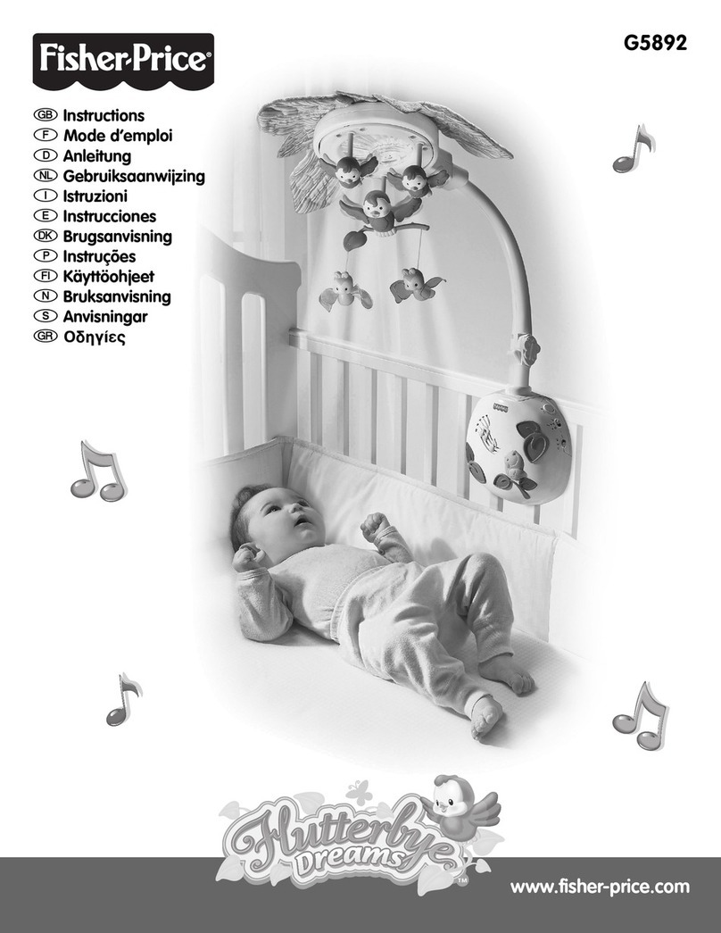 Fisher-Price Flutterbye Dreams G5892 Manuel utilisateur