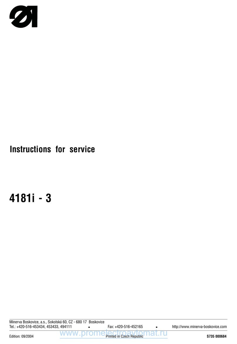 Minerva Boskovice 4181i-3 Guide de dépannage Minerva Boskovice 4181i-3 Guide de dépannage