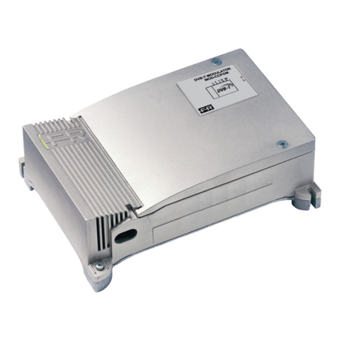 Fracarro MOD-DVB-TC Manuel utilisateur