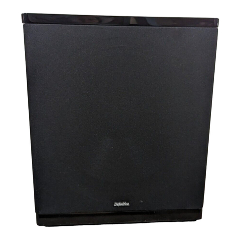 Definitive Technology ProSub 60 Manuel utilisateur
