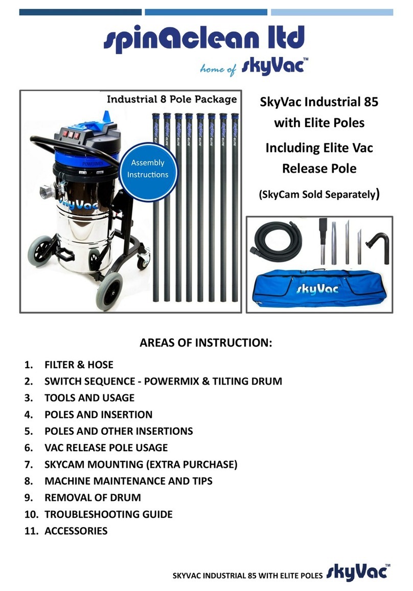 SkyVac spinAclean 85 Manuel utilisateur