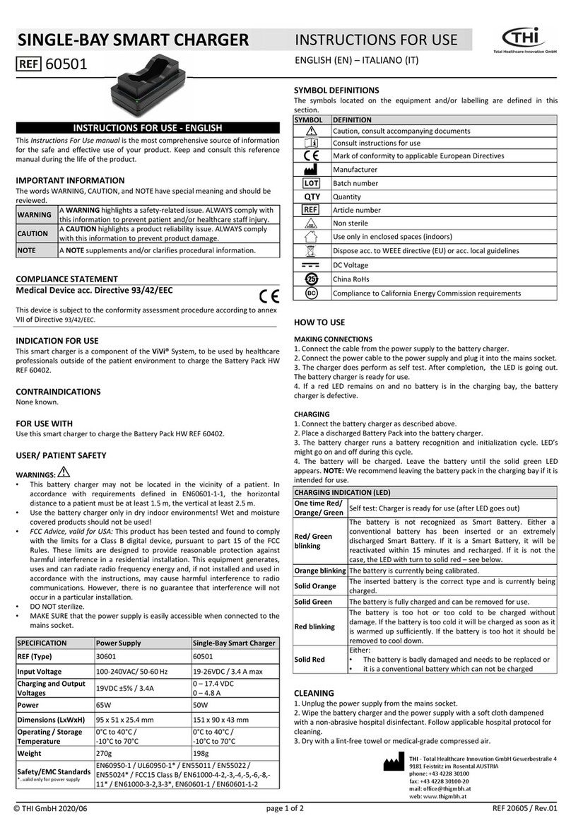 THI 60501 Manuel utilisateur