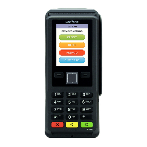 VeriFone V200c+ Manuel utilisateur