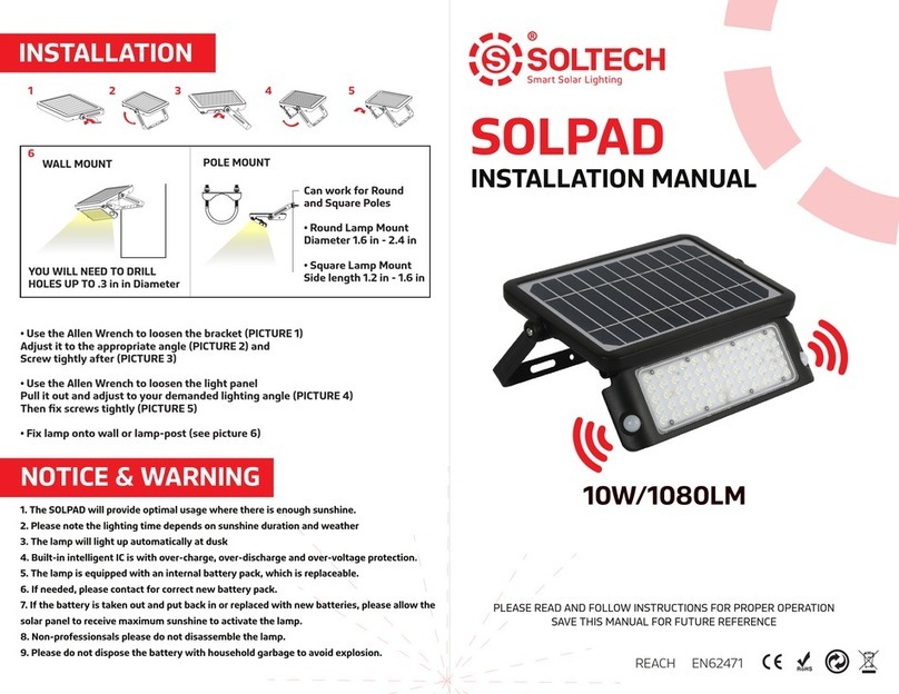Soltech SOLPAD 10W Manuel utilisateur