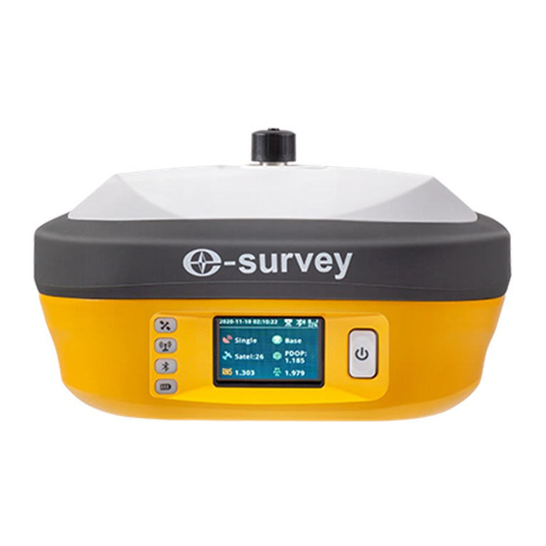 e-survey E800 Manuel utilisateur