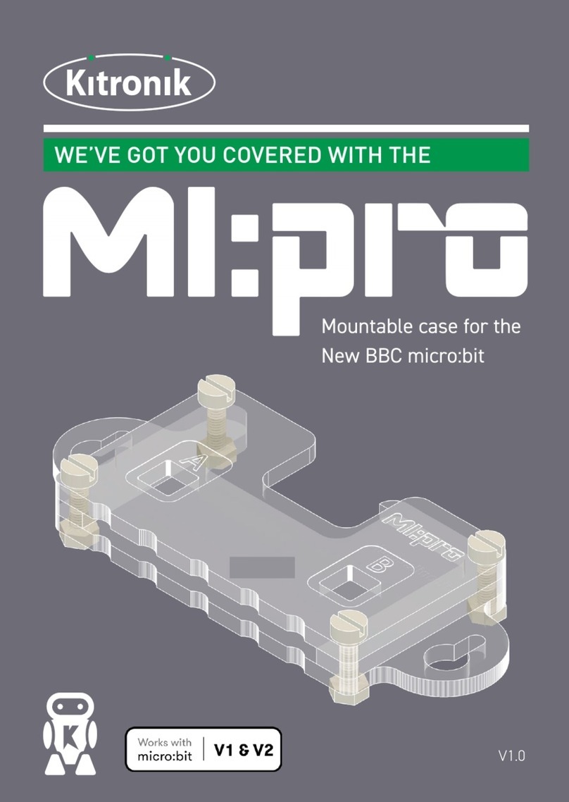 Kitronik MI:pro 56103 Manuel utilisateur
