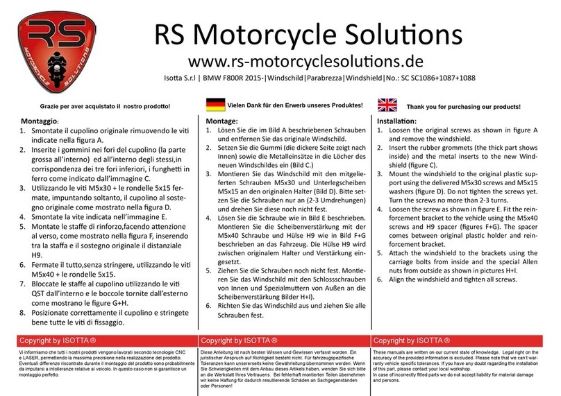 Isotta SC1086 Manuel utilisateur Isotta SC1086 Manuel utilisateur