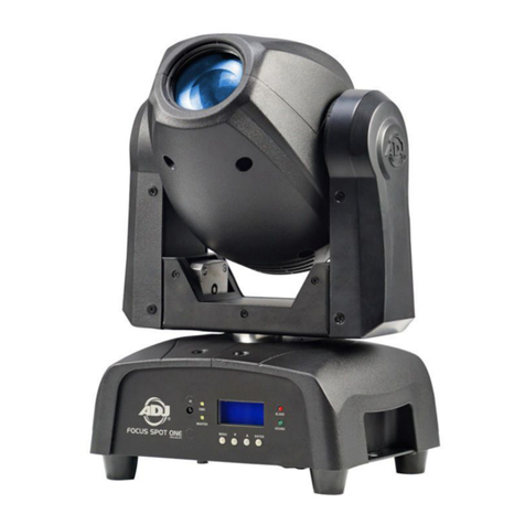 ADJ FOCUS SPOT ONE Manuel utilisateur