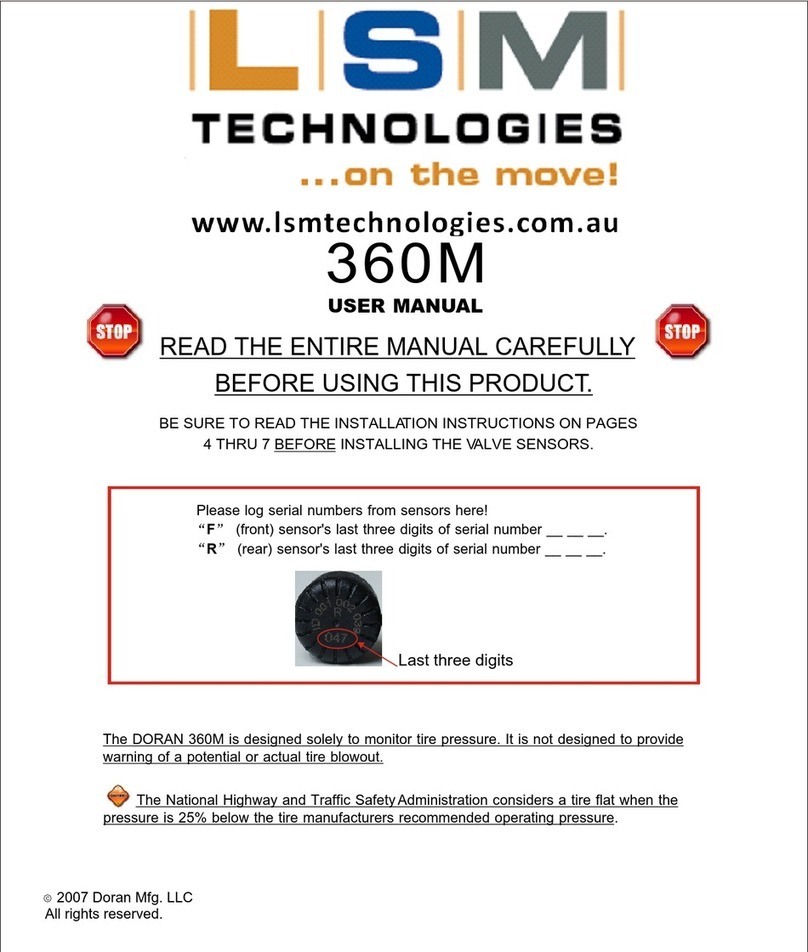 LSM Doran 360M Manuel utilisateur